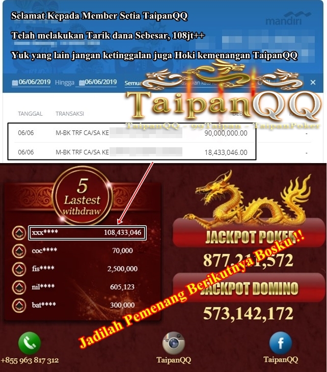 Menang Besar Hanya Bersama TaipanQQ