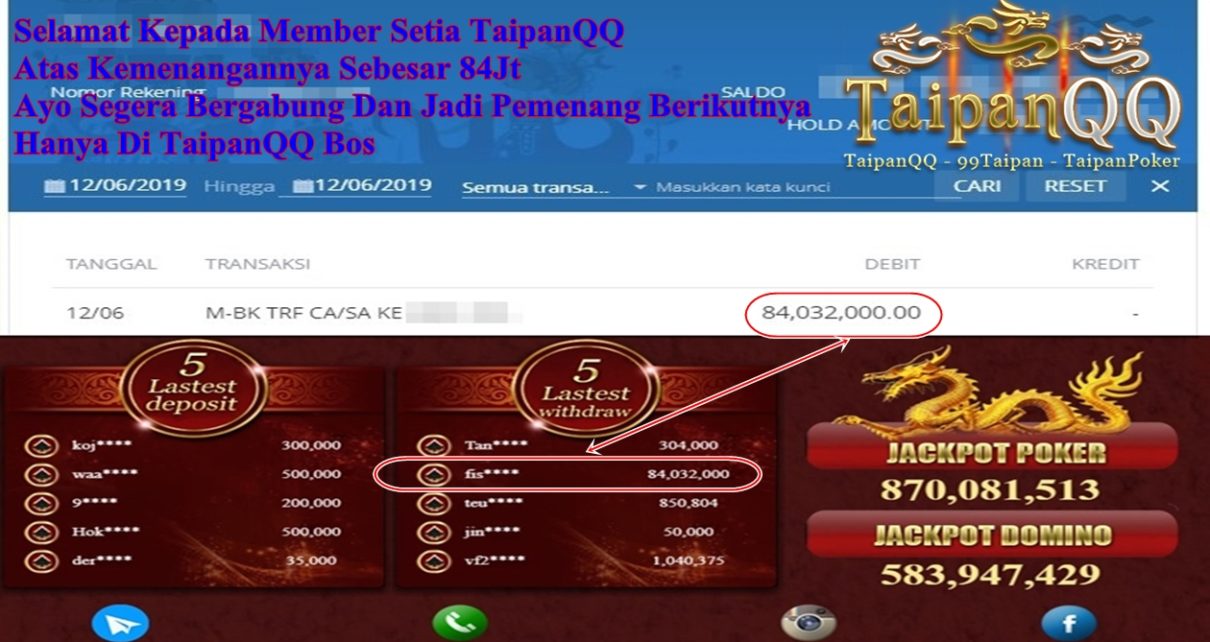 Menang Besar hanya di TaipanQQ