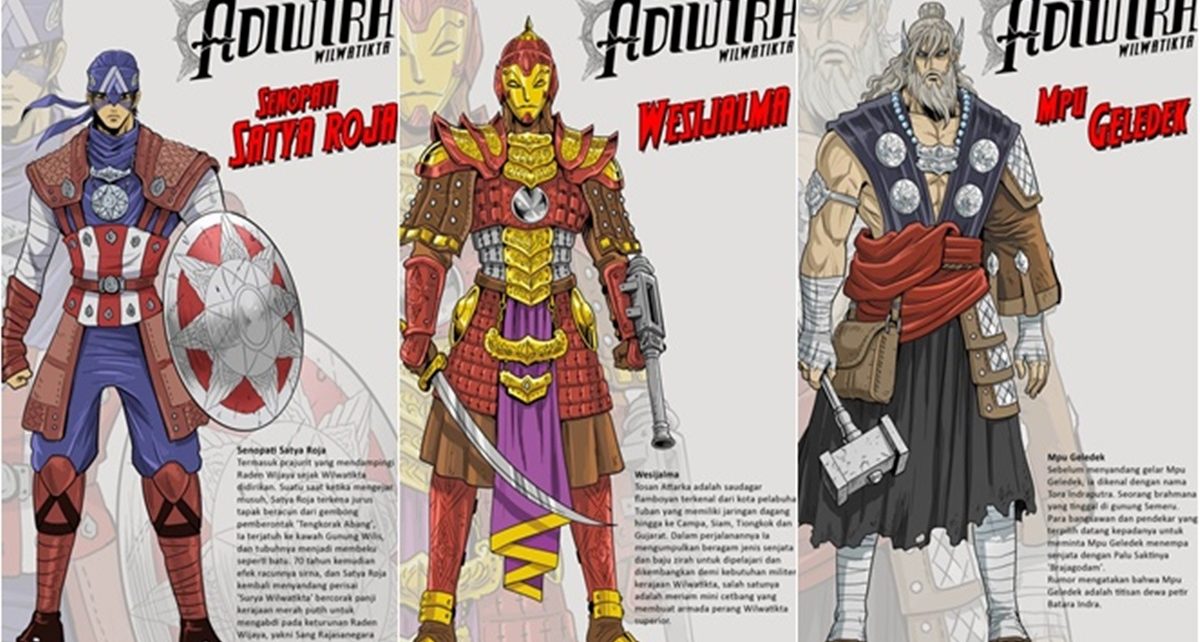 Avengers Era Majapahit versi Is Yuniarto