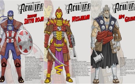 Avengers Era Majapahit versi Is Yuniarto