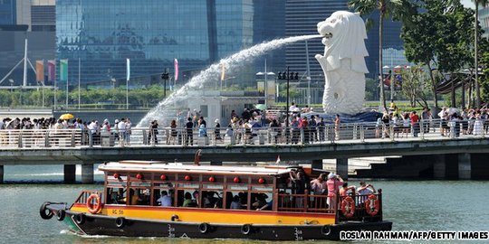 Penyebab Patung Merlion di Singapura Dirobohkan