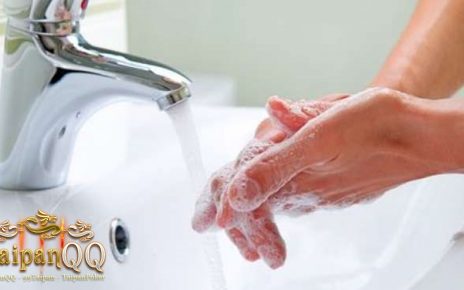 Jangan lupa selalu cuci tangan setiap kali habis dari toilet ya.